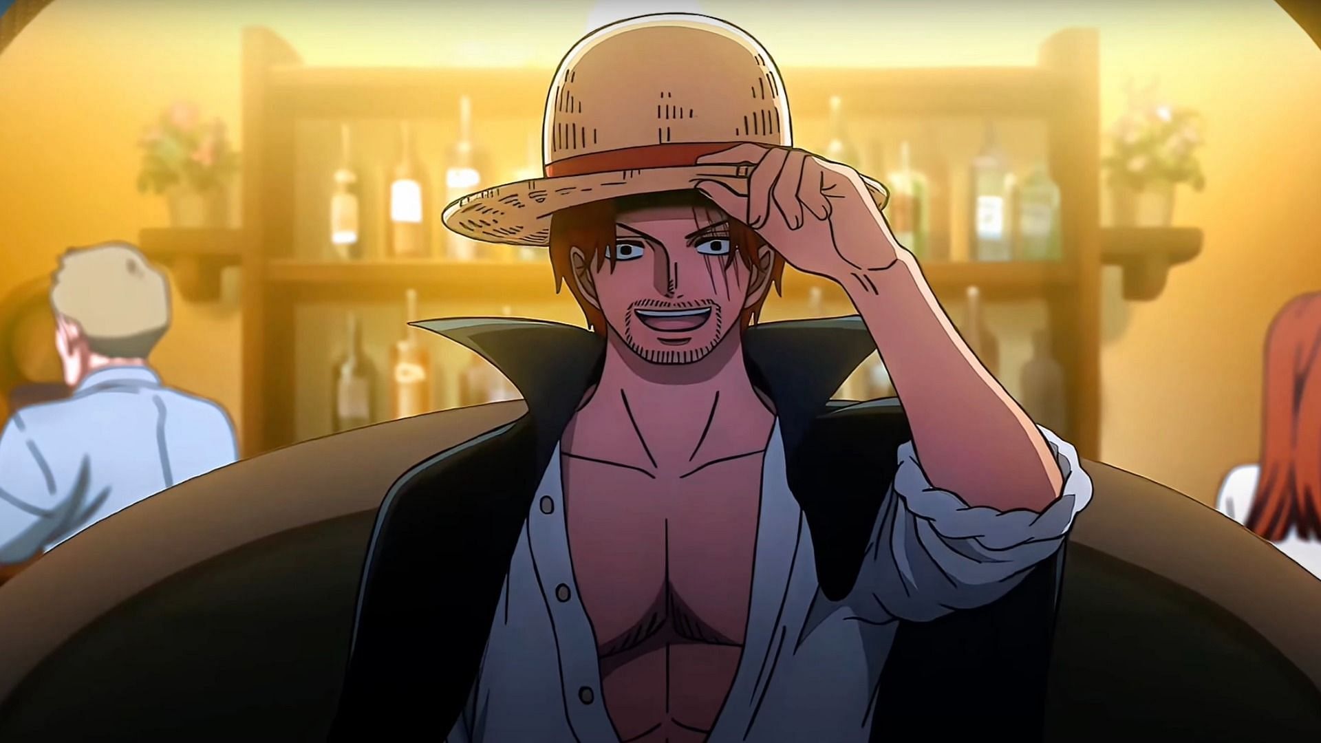 Shanks as seen in anime (Image via Toei Animation)